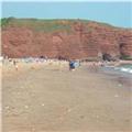 Easter Monday on Dawlish Beach